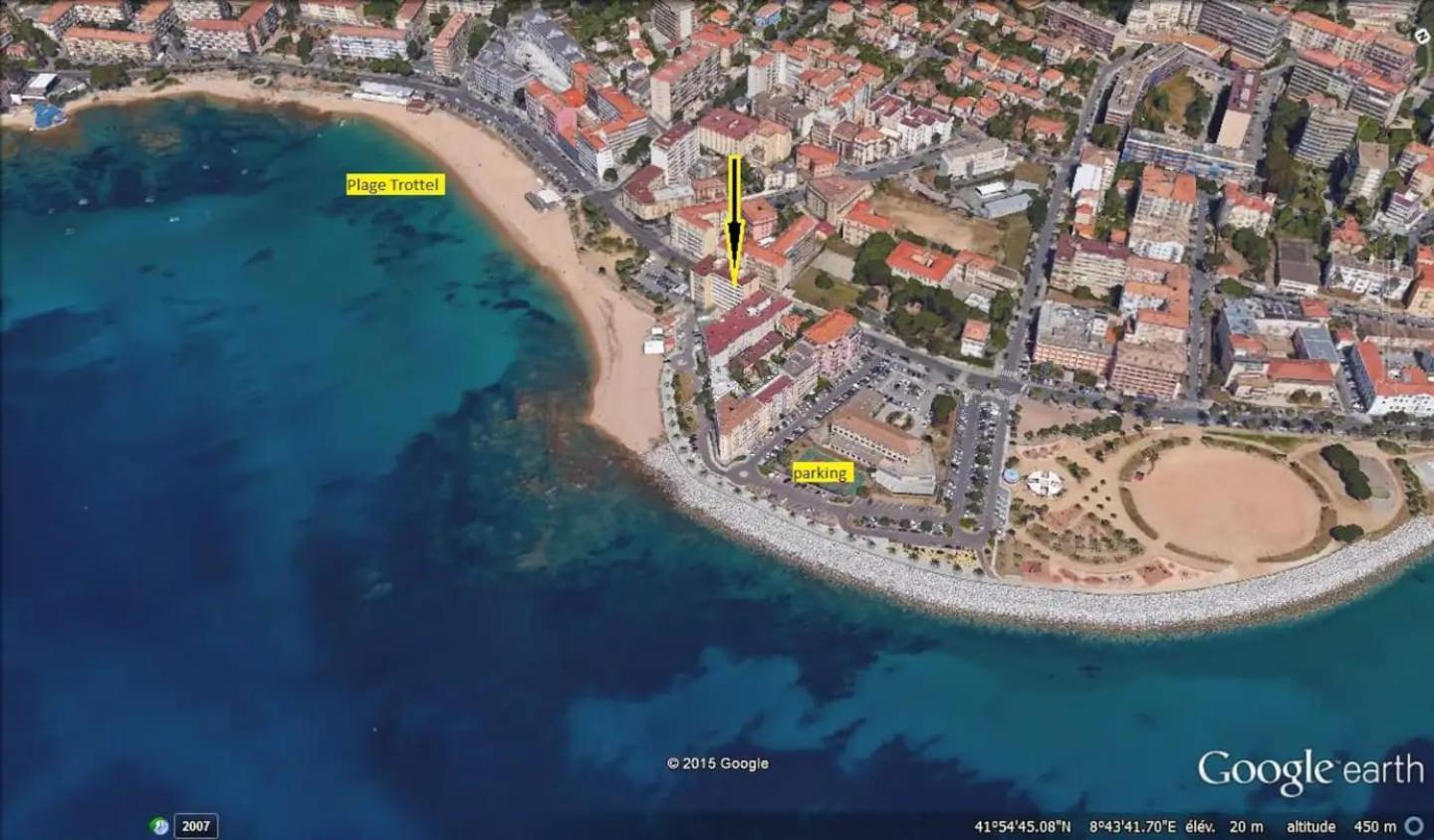 Magnifique F3 Les Pieds Dans L'Eau. Apartment Ajaccio  Ngoại thất bức ảnh